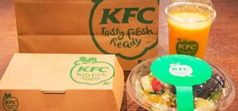 KFC都脫紅入綠了，輕食成了外賣老板們的又一片藍海？